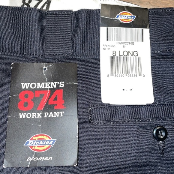 NWT 874 Original Fit Dickies.  Size 8 Long - Picture 4 of 10
